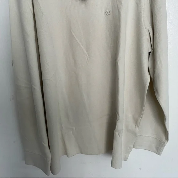 Men’s Polo Ralph Lauren Estate-Rib Quarter-Zip Pullover Parchment Cream Size XXL